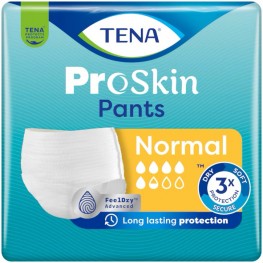 TENA Pants Normal - Абсорбиращо еднократно бельо, 5 1/2 капки (1010 мл), Размер M,10 бр./пак.
